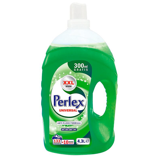 Perlex Universal Гел за пране, 4,3л, 143 пранета